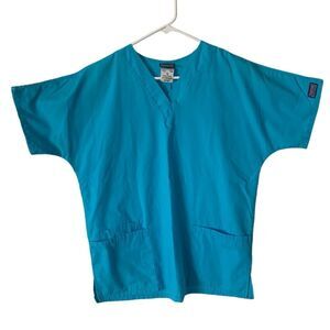 Pre Owned Women's Cherokee Scrub Scrubs Top Size XS Comfortable Workwear Style